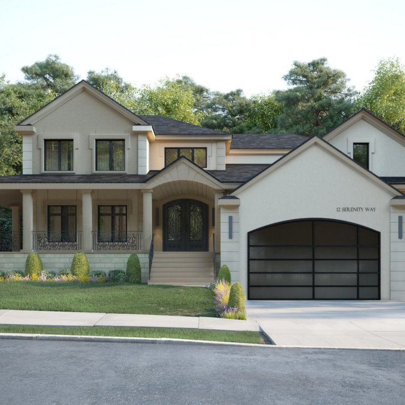 3D-visualizer of exterior – 3D visualization job by Anastasiia Kushnir on CGAward