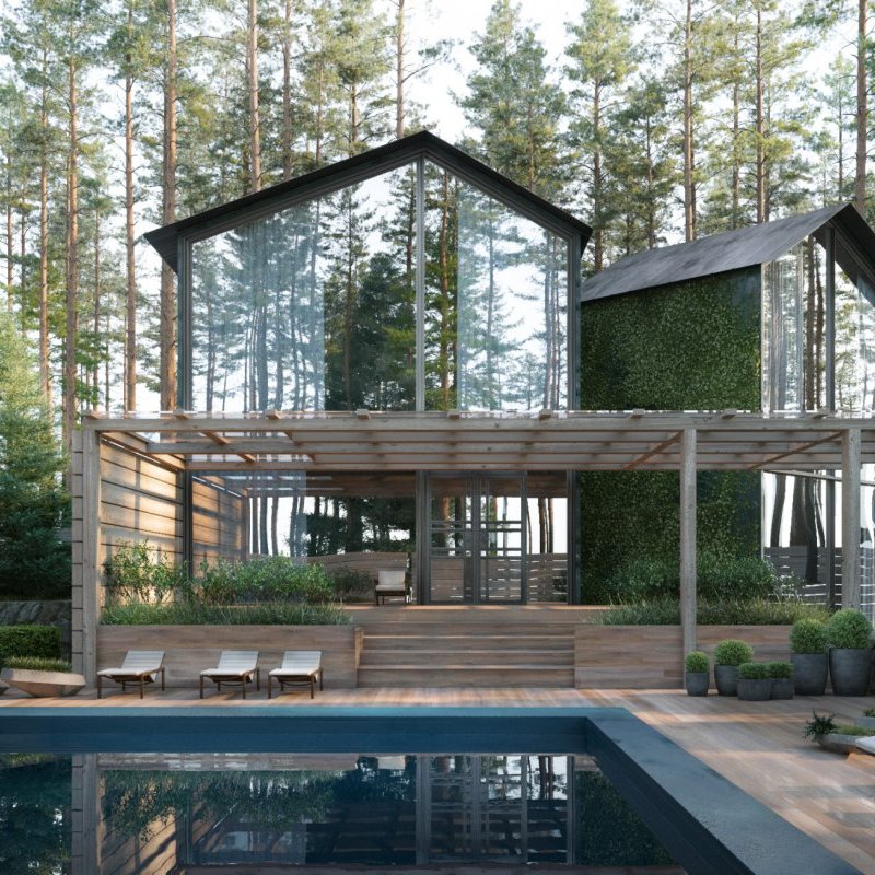 3D-visualizer of exterior – 3D visualization job by Anastasiia Kushnir on CGAward