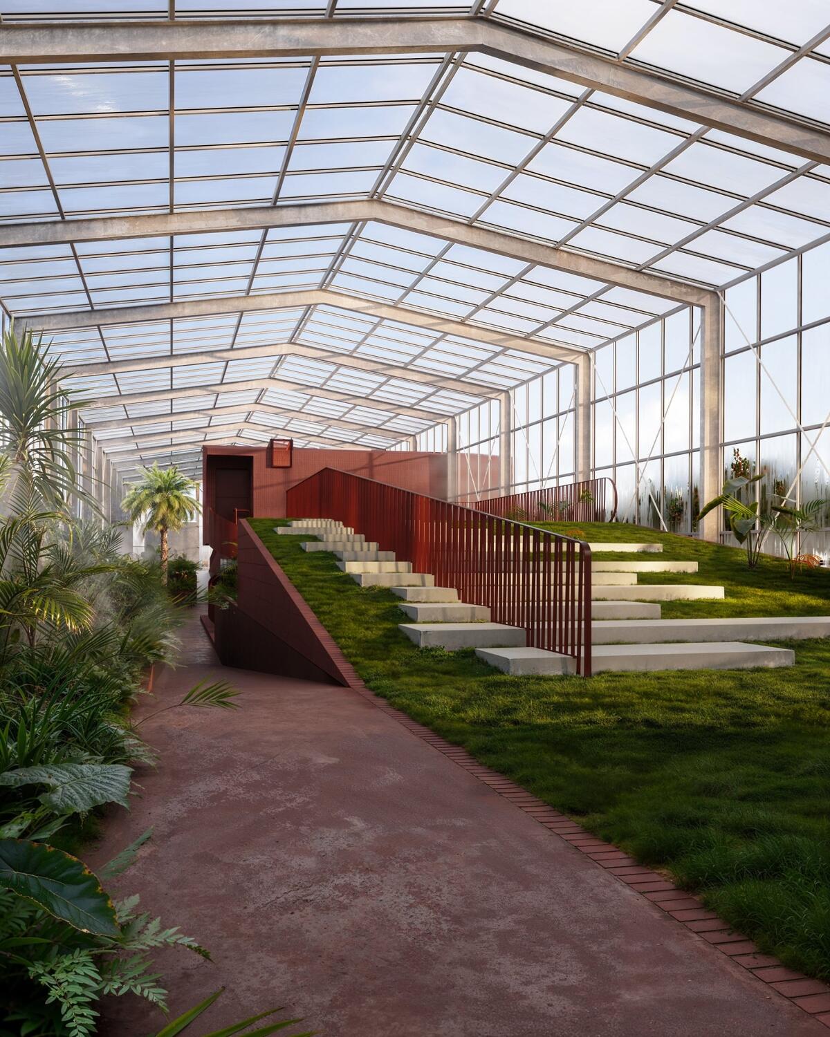 Topo LongHouse – architectural 3D visualization project featured on CGAward