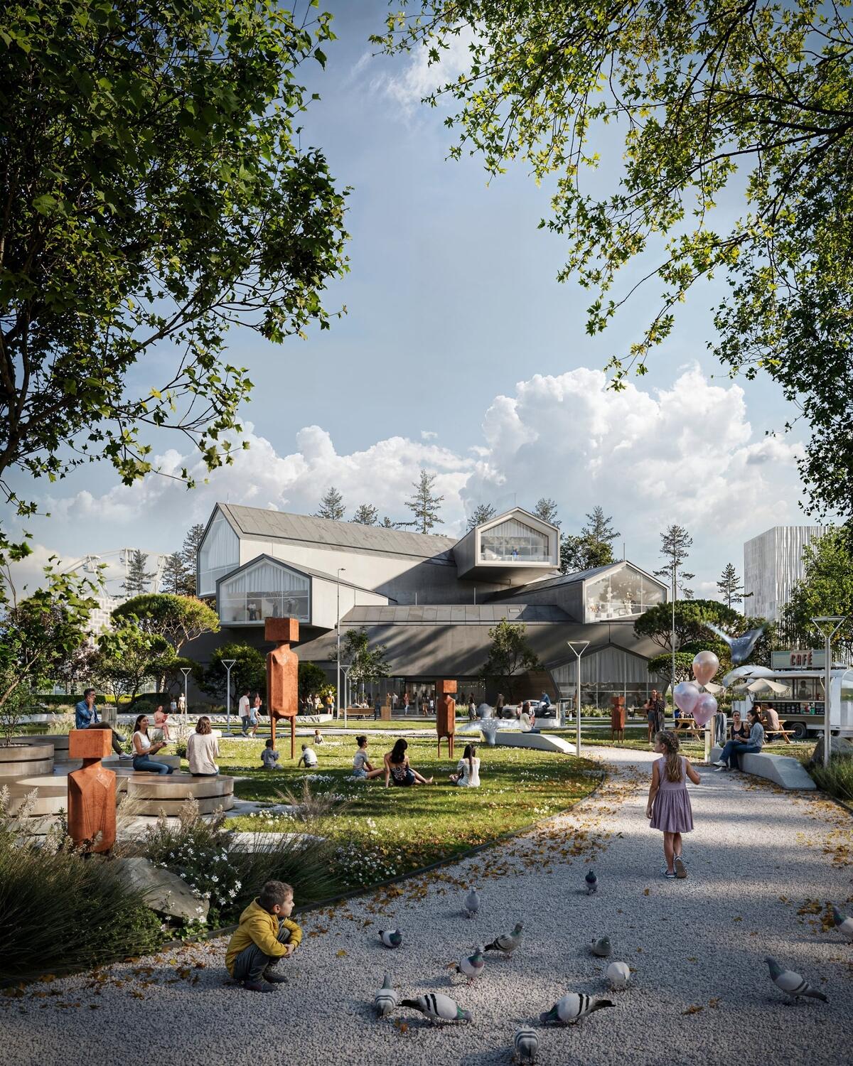 VitraHaus – architectural 3D visualization project featured on CGAward