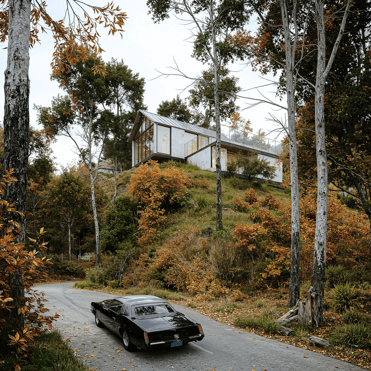 The Hill House – architectural 3D visualization project featured on CGAward