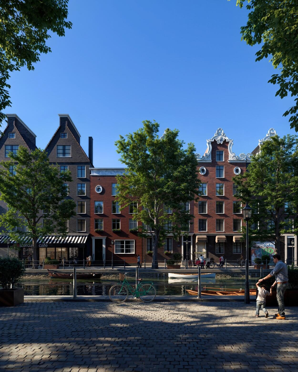 Amsterdam Vibes – architectural 3D visualization project featured on CGAward