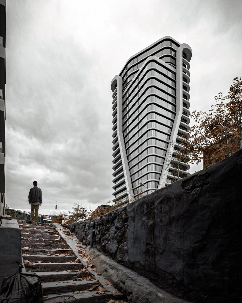 Urban Grace  – architectural 3D visualization project featured on CGAward