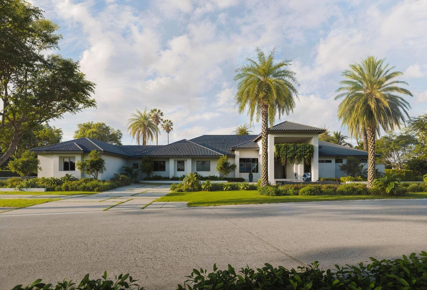 Diaz Residence – architectural 3D visualization project featured on CGAward