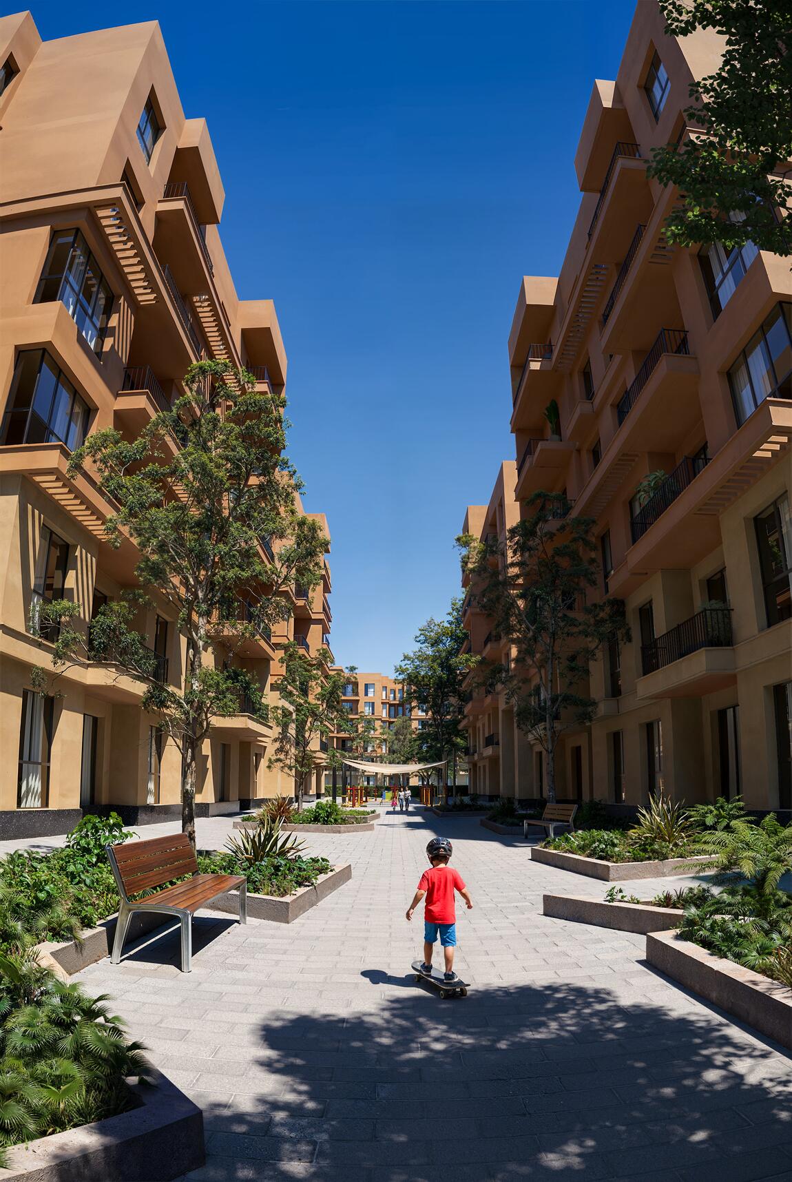 RHODES COMPOUND – architectural 3D visualization project featured on CGAward