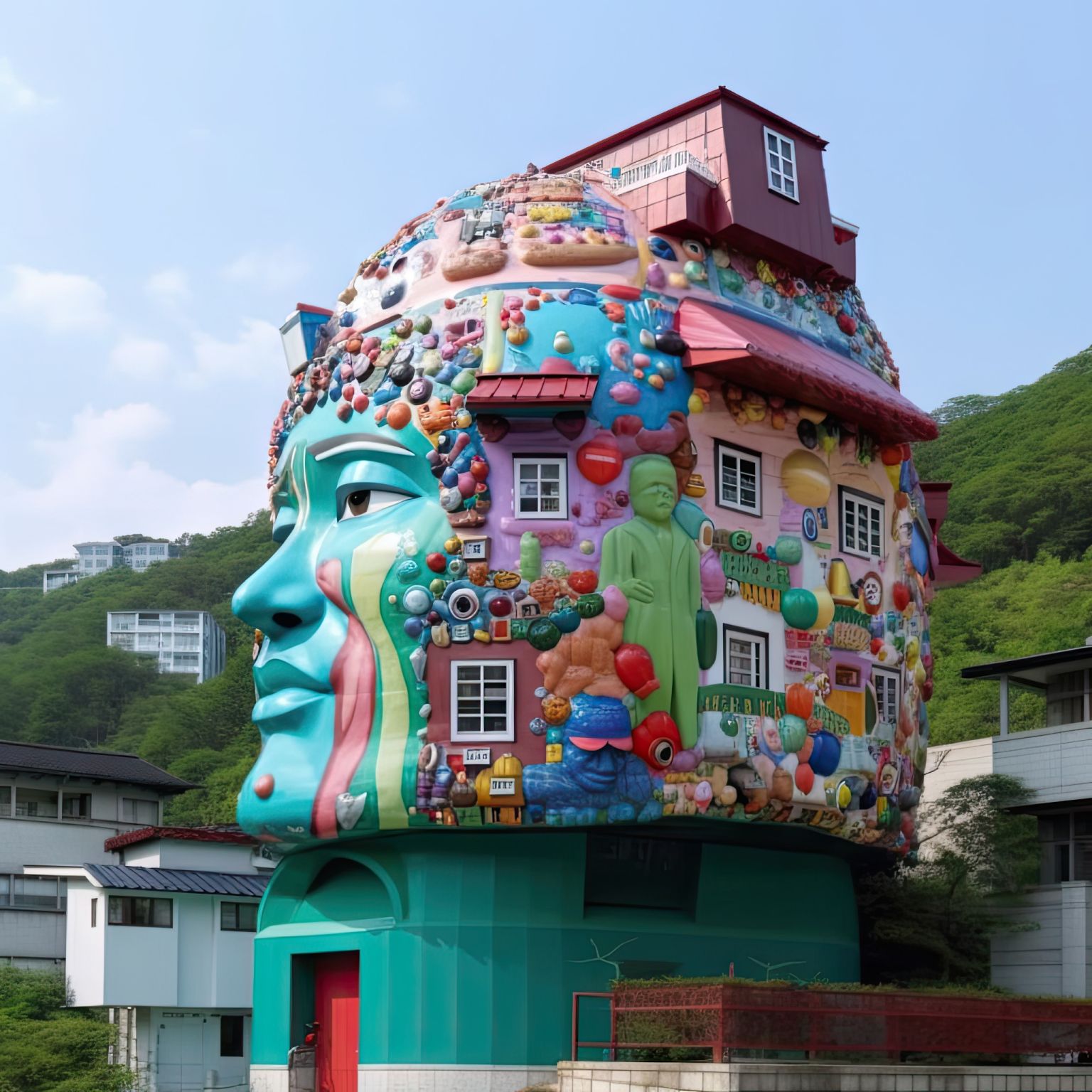 Architecture Concepts made in MidJourney AI Tool