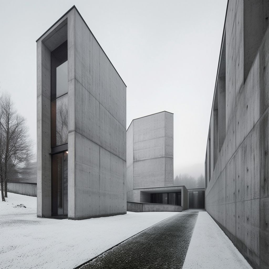 Architecture Concepts made in MidJourney AI Tool