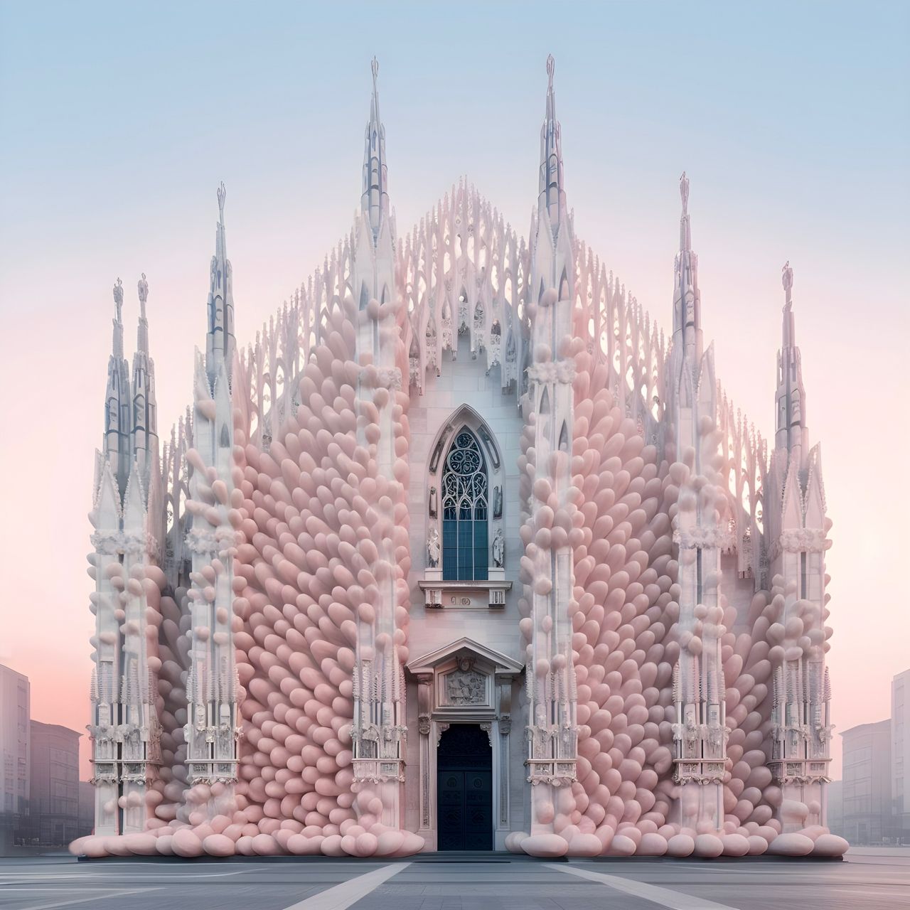 Architecture Concepts made in MidJourney AI Tool