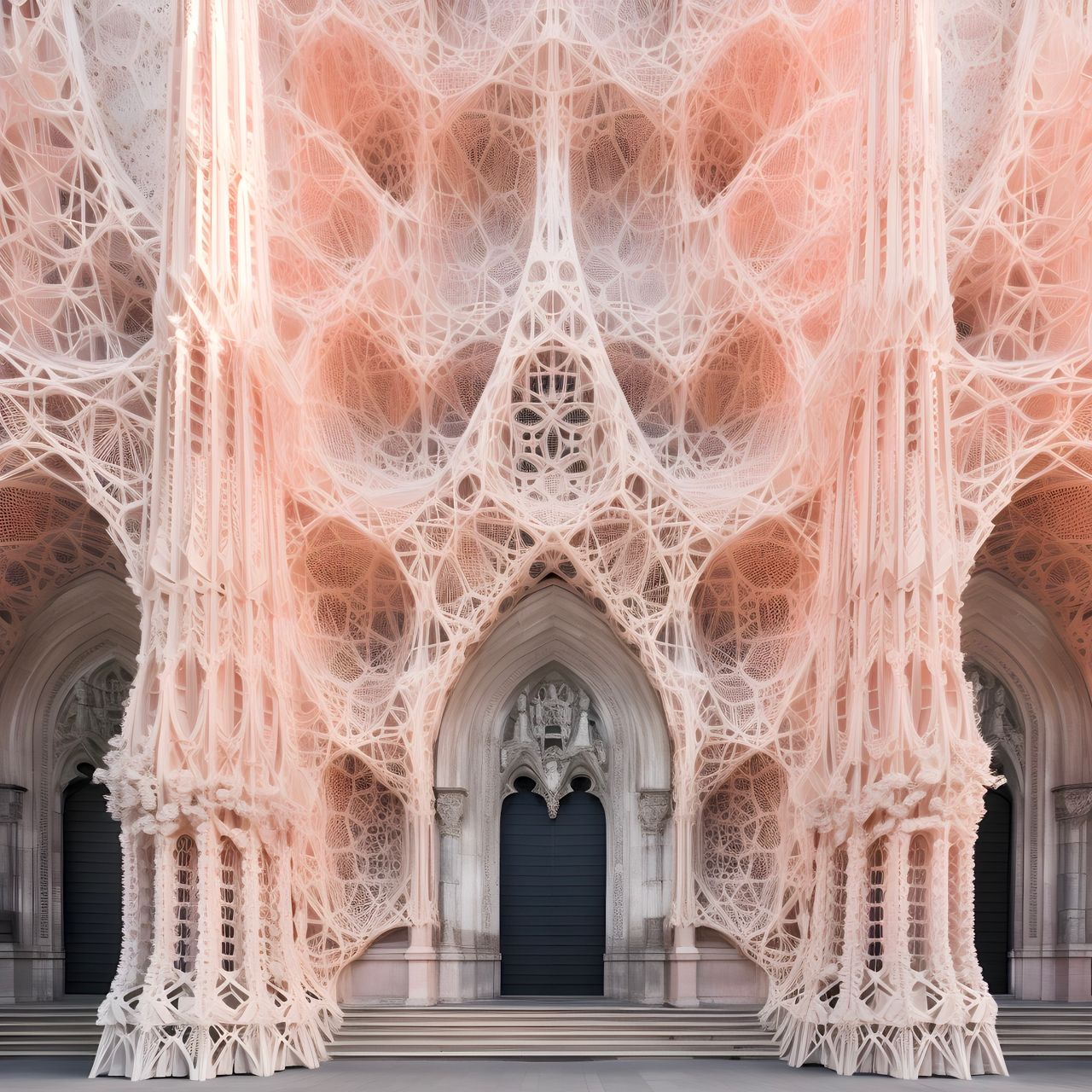 Architecture Concepts made in MidJourney AI Tool