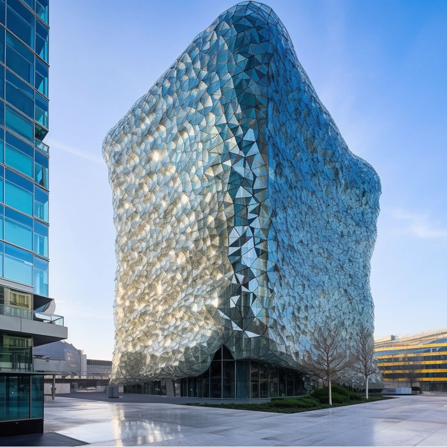 Architecture Concepts made in MidJourney AI Tool