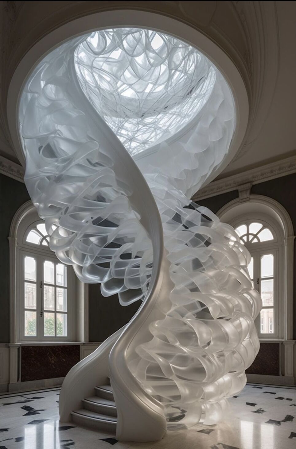 Architecture Concepts made in MidJourney AI Tool