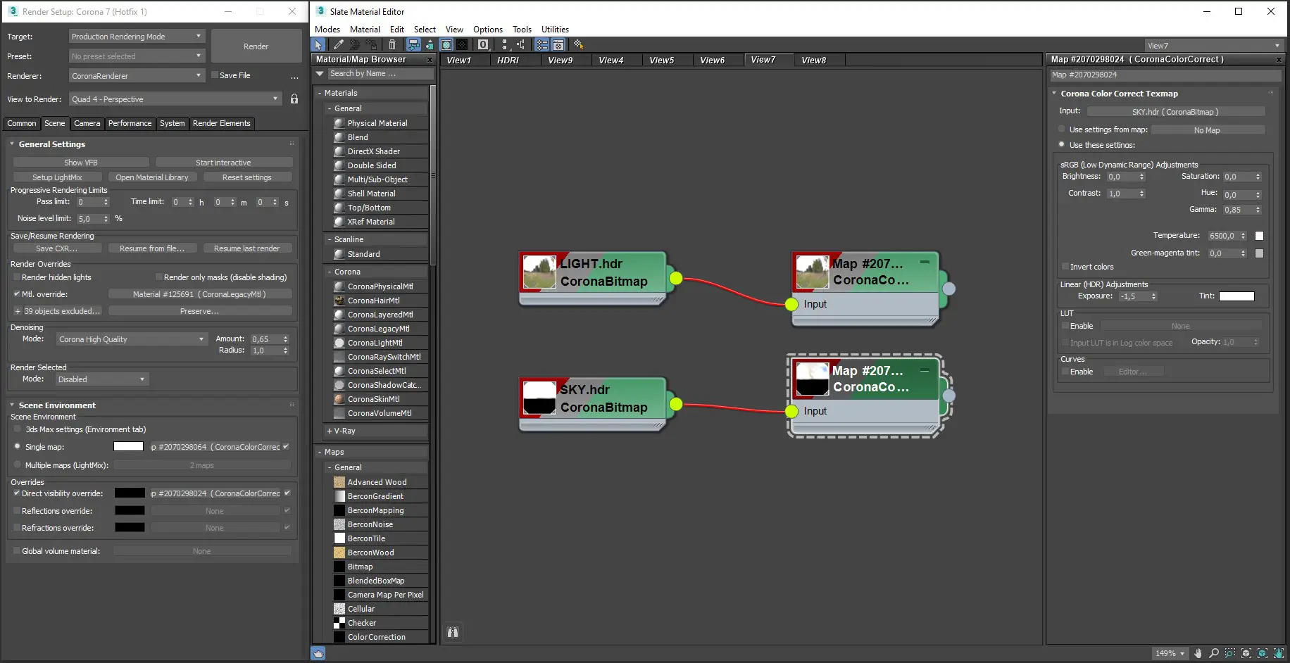 HDRI Settings