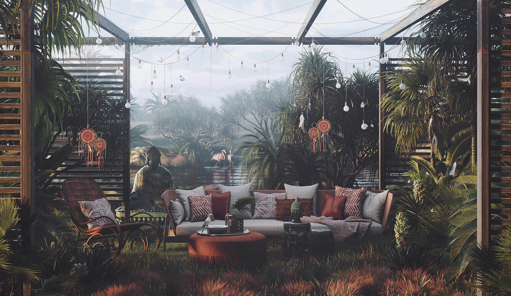 Anna Fedyukina 3D render of interior exterior 5