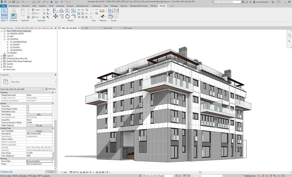 AutoCAD и Revit