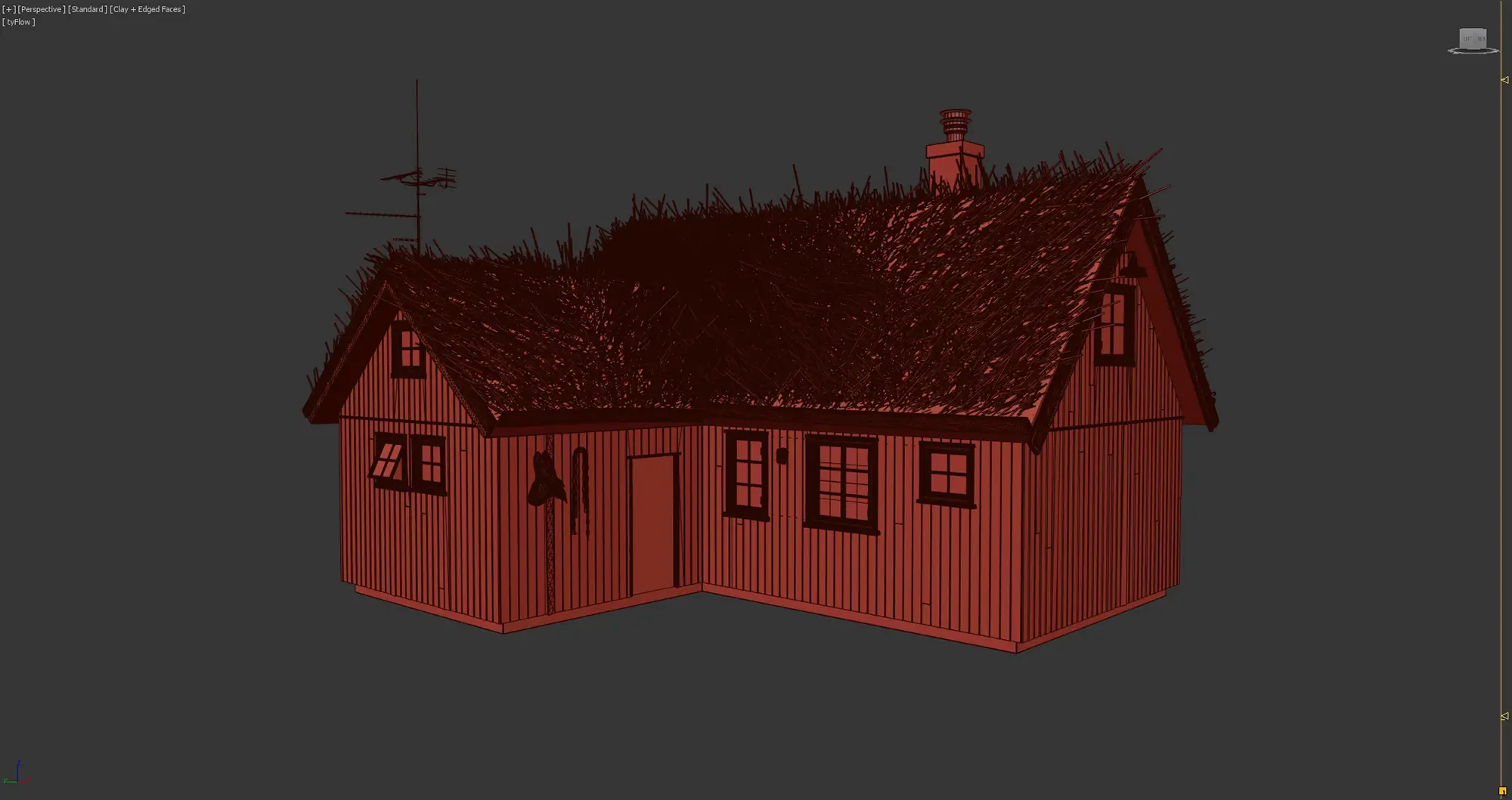 3D modeling of house in 3ds max