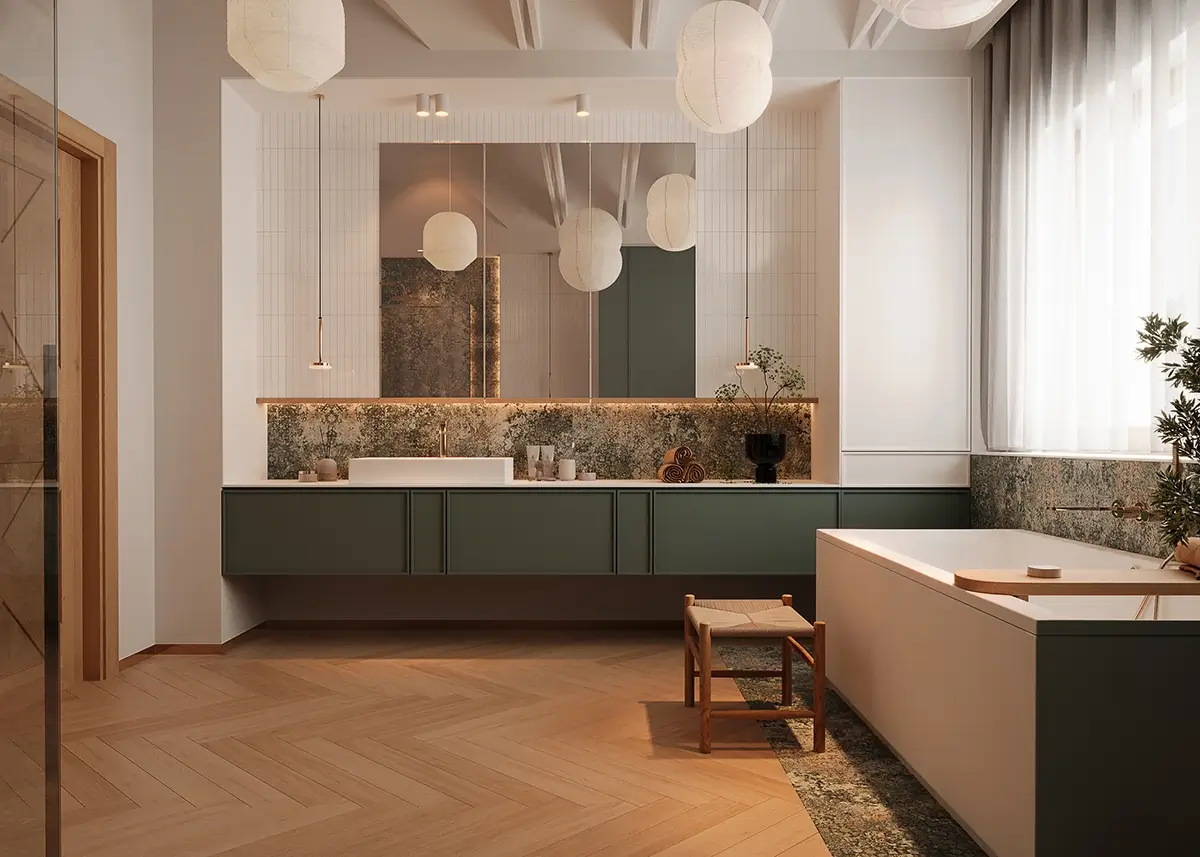 Free Bathroom 3D Scene for Corona 3DS Max