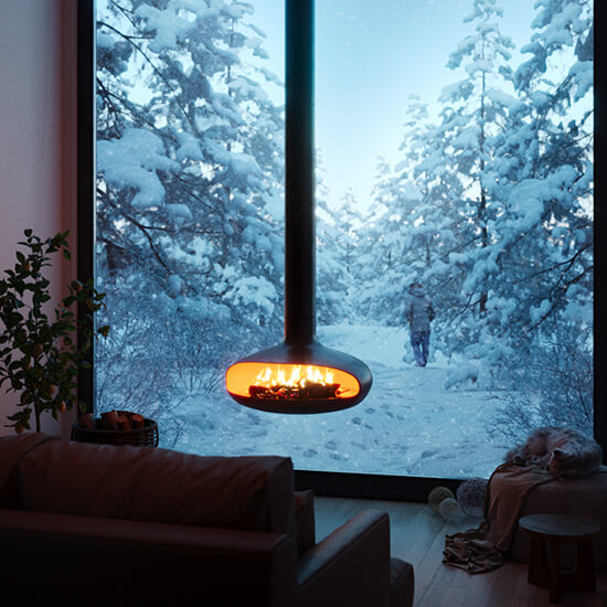 Yurii Nalyvaiko 3D Render House Forest