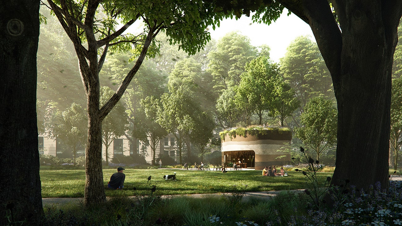 Hayes Davidson 3d rendering