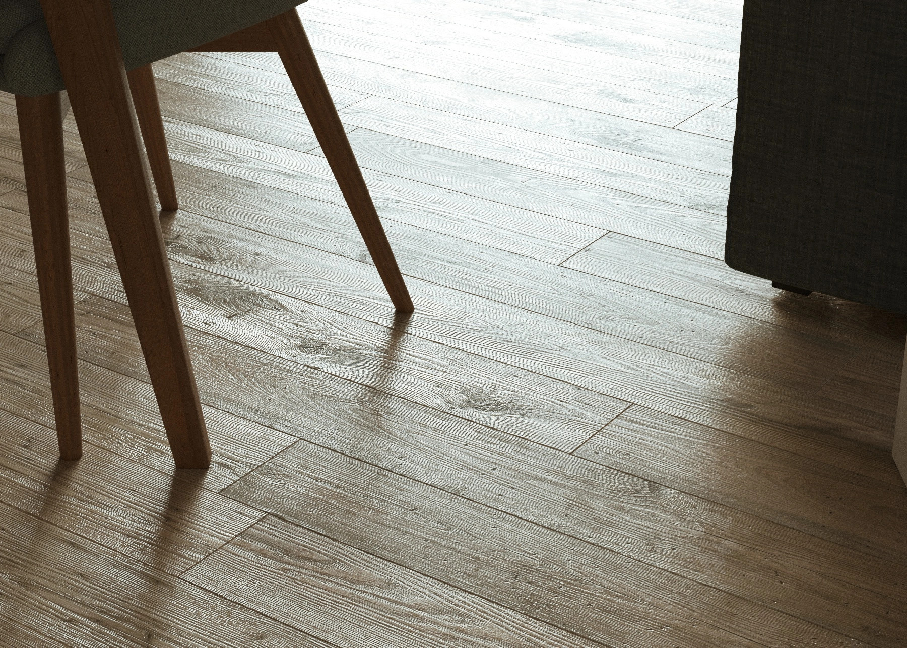 Wood floor material in Vray