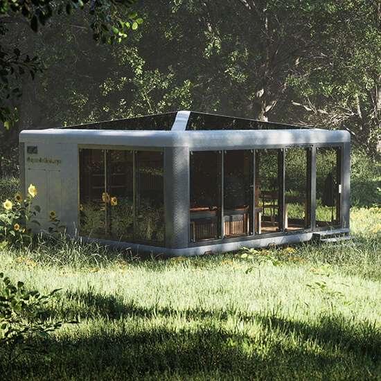 Stanislav Perekupenko 3D Render House Forest