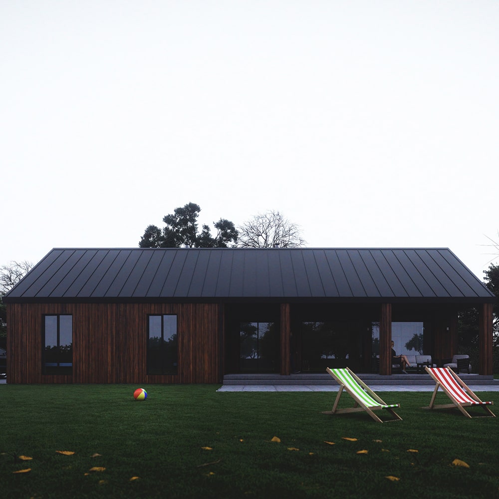 3d rendering of the exterior in Lumion