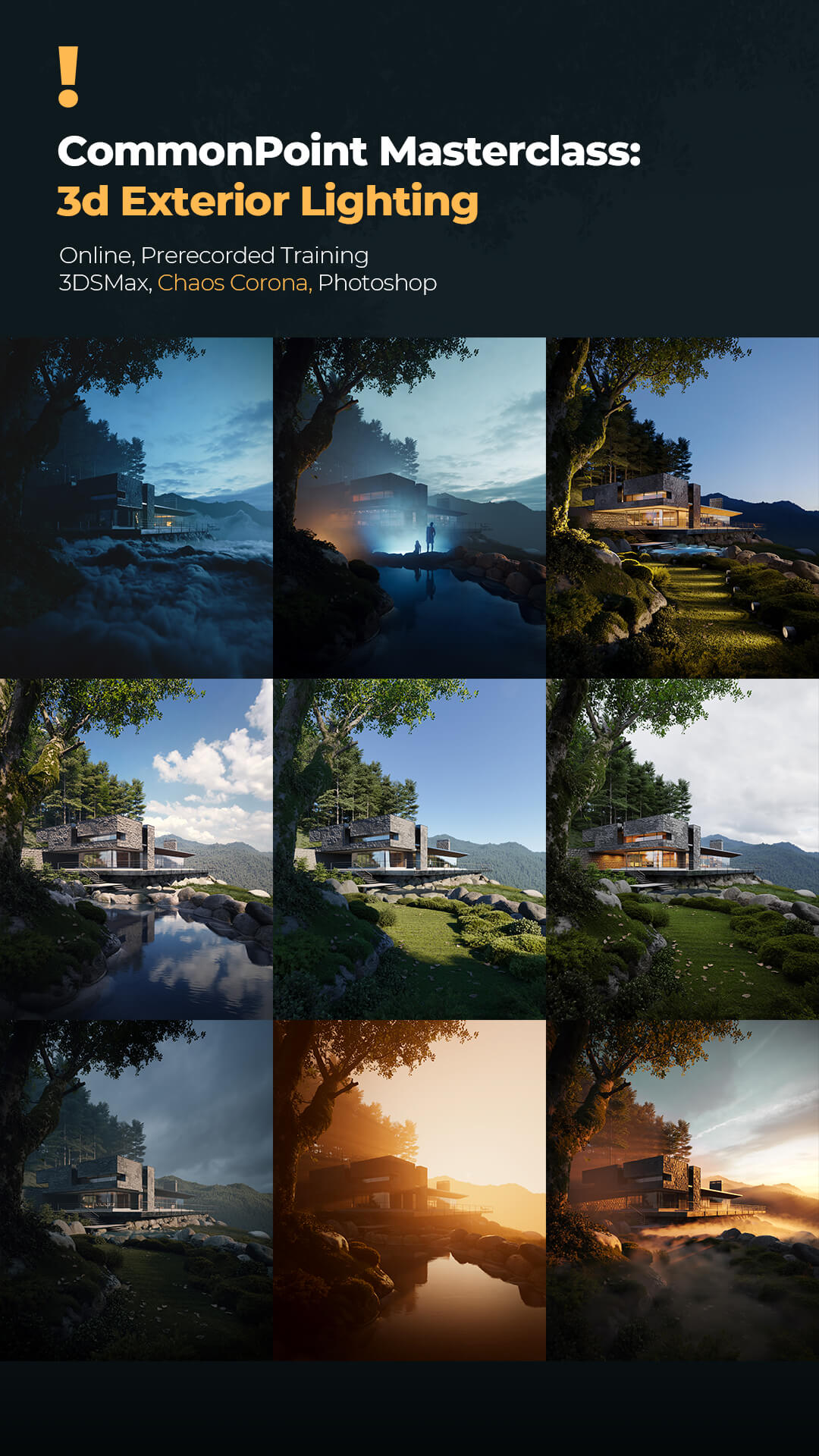 CommonPoint Masterclass: 3D Exterior Lighting