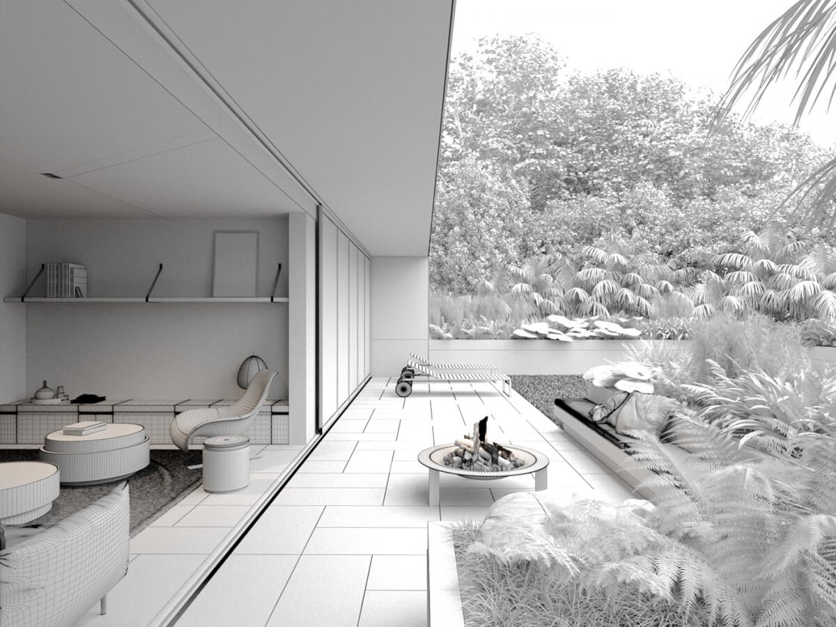 Photorealistic 3D Terrace Rendering: A Tutorial