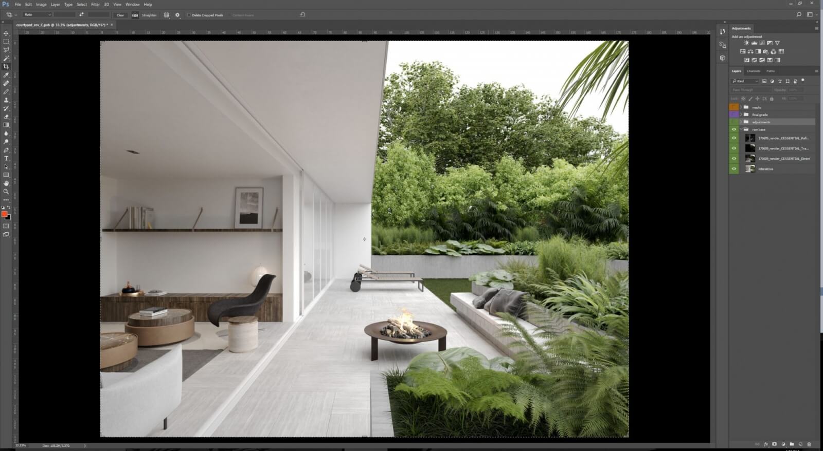 Photorealistic 3D Terrace Rendering: A Tutorial