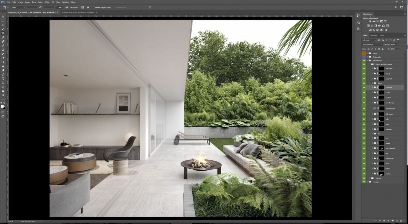 Photorealistic 3D Terrace Rendering: A Tutorial