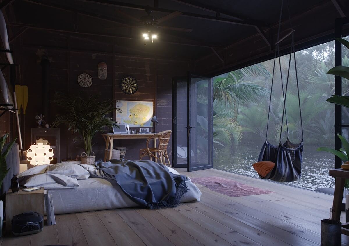 Хижина в джунглях 3Dmitri hut in jungle adventurer