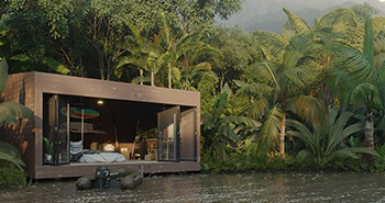 "The Jungle Hut" by 3Dmitri. Making of.