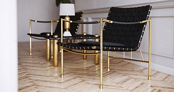 Thebes Lounge Chair. Free 3d model of Armchair