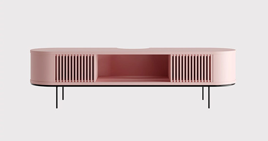 Madera TV Stand Free 3D Model