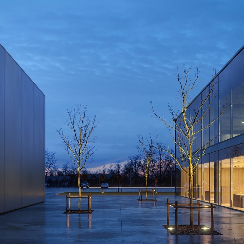 Evening Exterior 3D visualization rendering in Corona 3ds Max