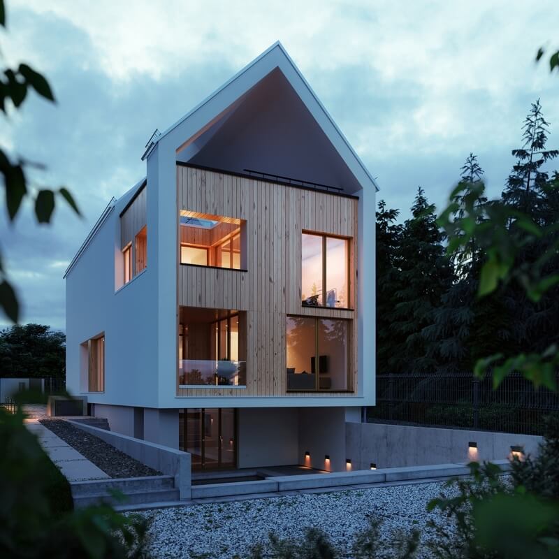 3D rendering of exteriors