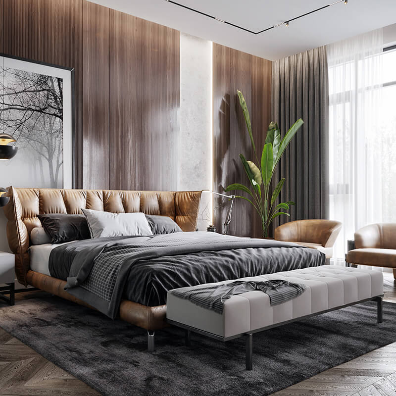 Bedroom Modern Render Rendering 3D Corona 3Ds Max Visualization