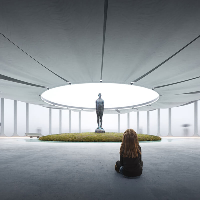 The Pavilion of Rain 3D Rendering