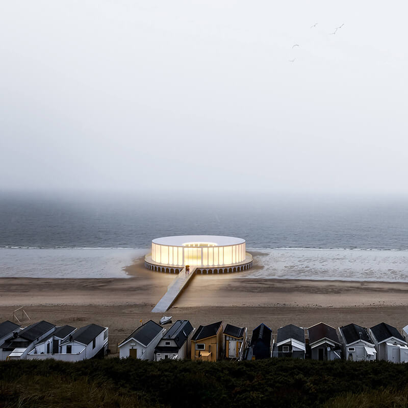 The Pavilion of Rain 3D Rendering