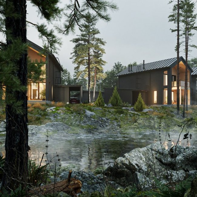 3D exterior render