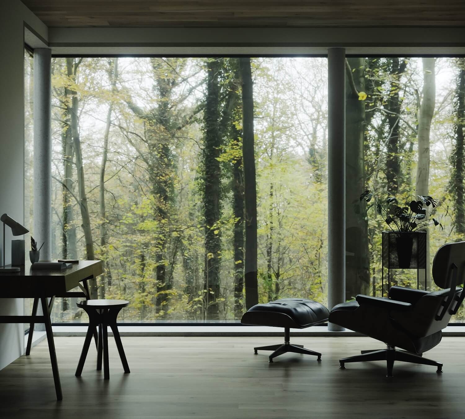 Autumn mood forest interior Autumn mood forest interior – architectural 3D visualization on CGAward
