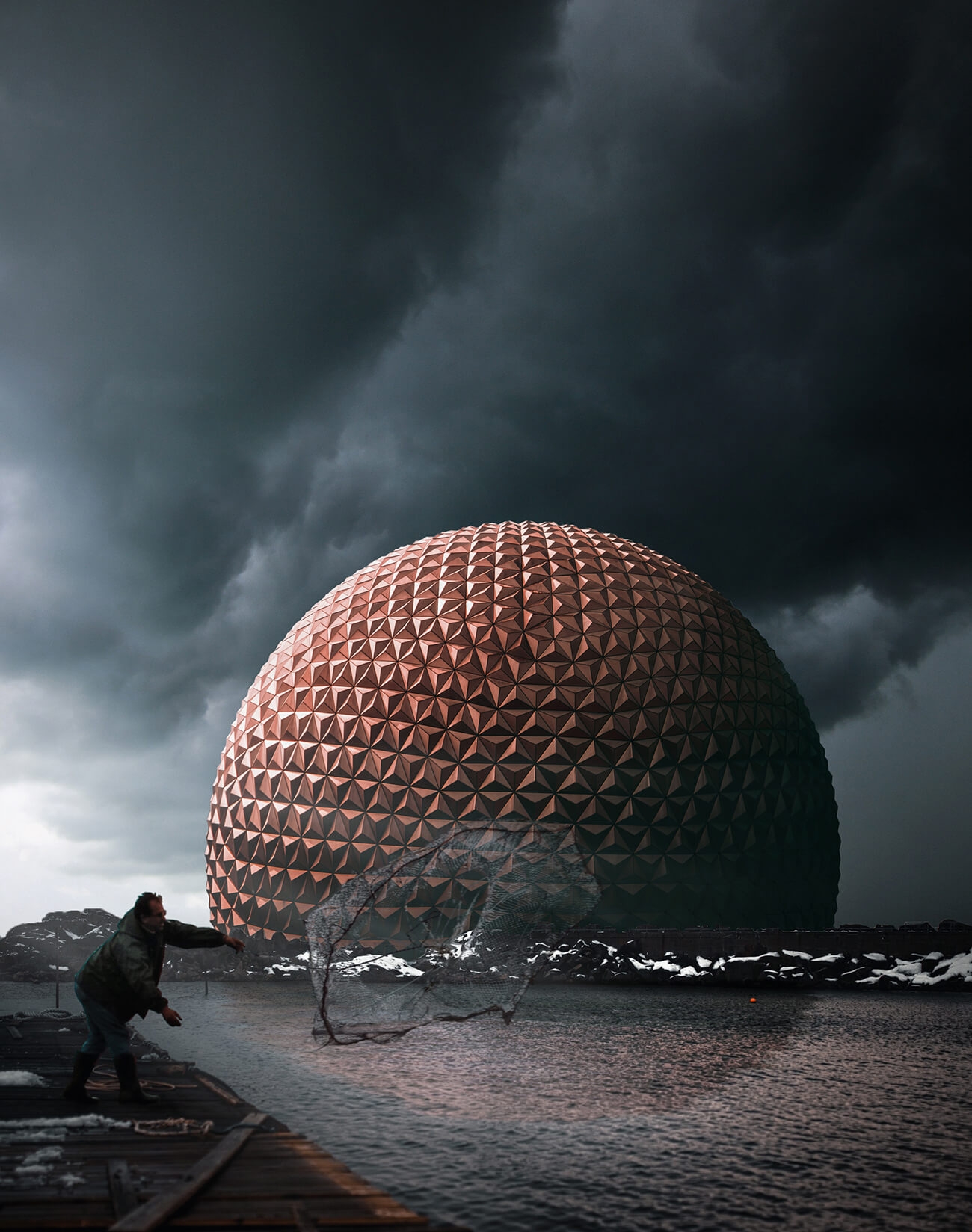 Fisherman Fisherman – architectural 3D visualization on CGAward