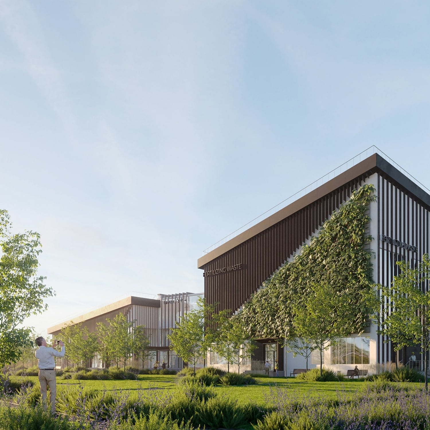 Waste Recycling Plant Waste Recycling Plant – architectural 3D visualization on CGAward