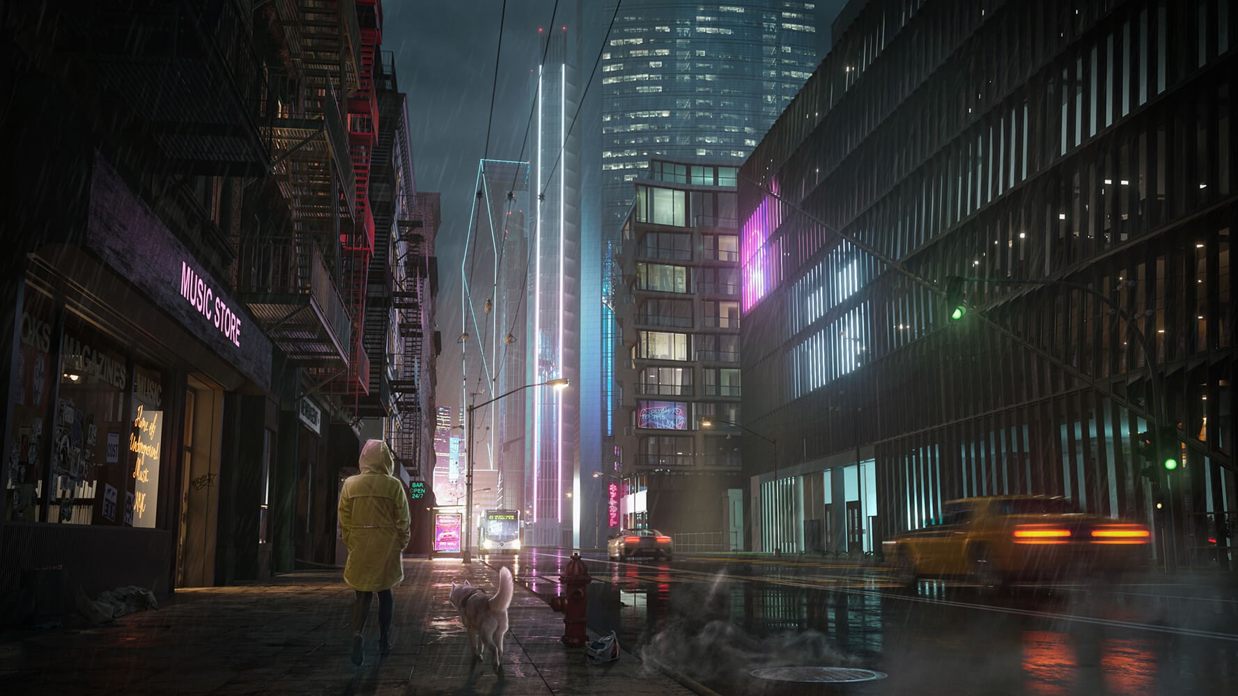 Kyiv 2049 Kyiv 2049 – architectural 3D visualization on CGAward