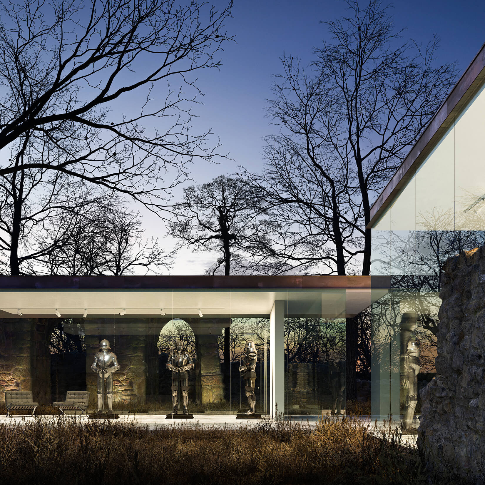 Castle Ruins Castle Ruins – architectural 3D visualization on CGAward