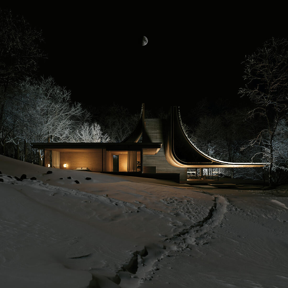 Architectural 3D visualization by Arthur Valente on CGAward