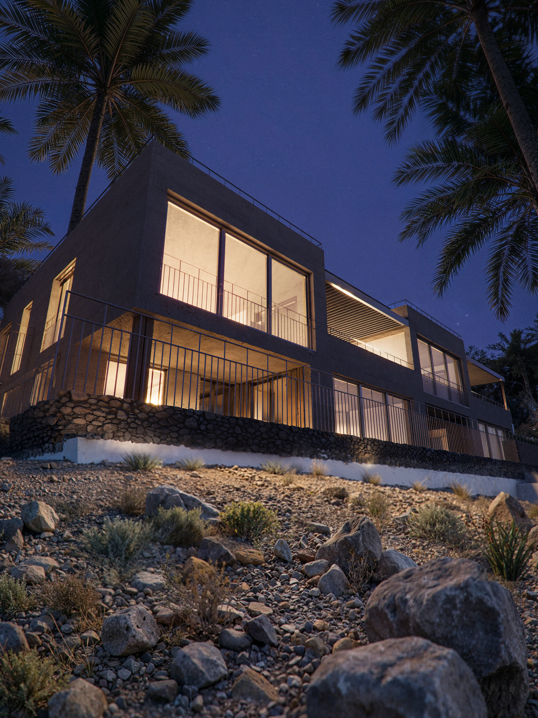 Architectural 3D visualization by Mahmoud Sarhan on CGAward