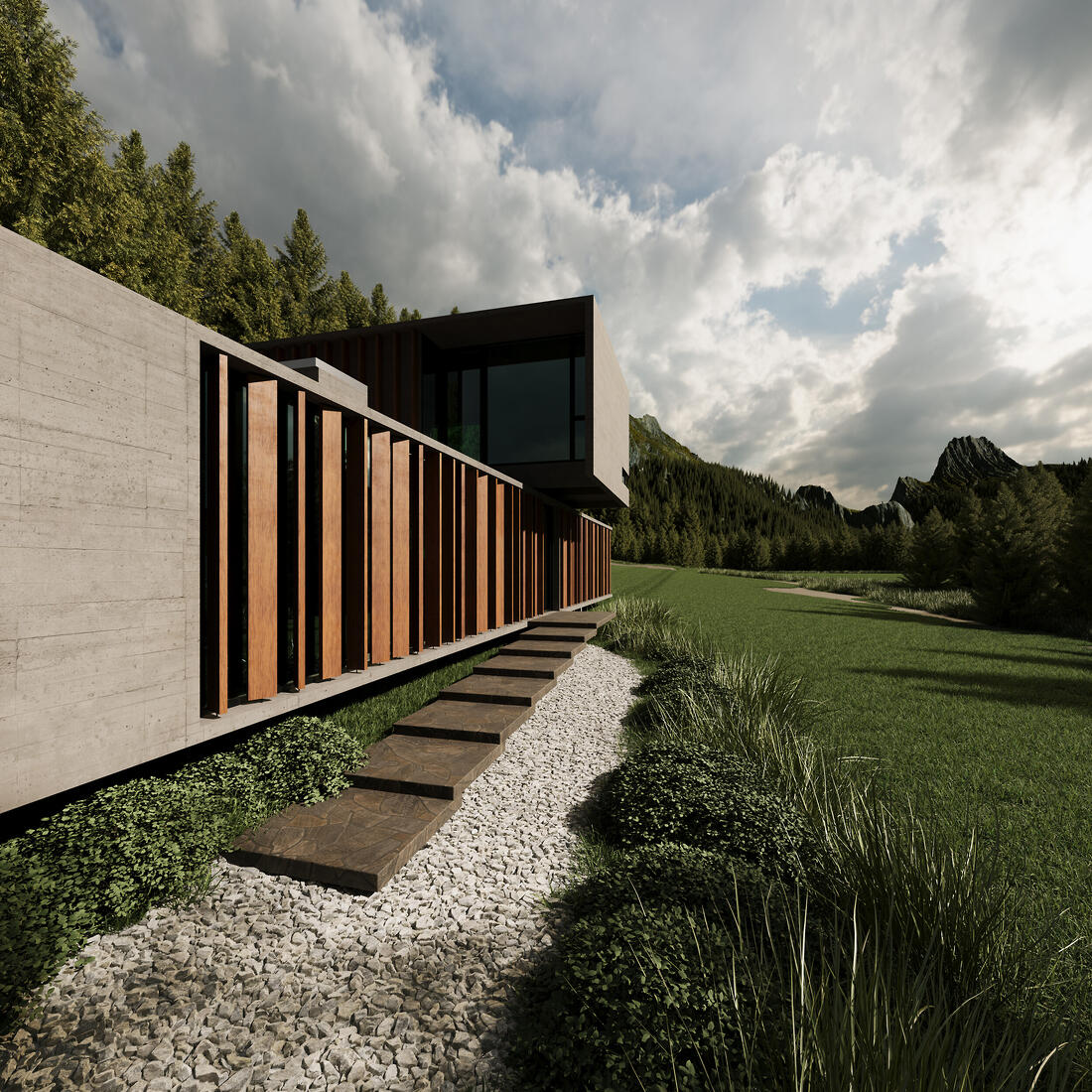 Architectural 3D visualization by IVO  on CGAward