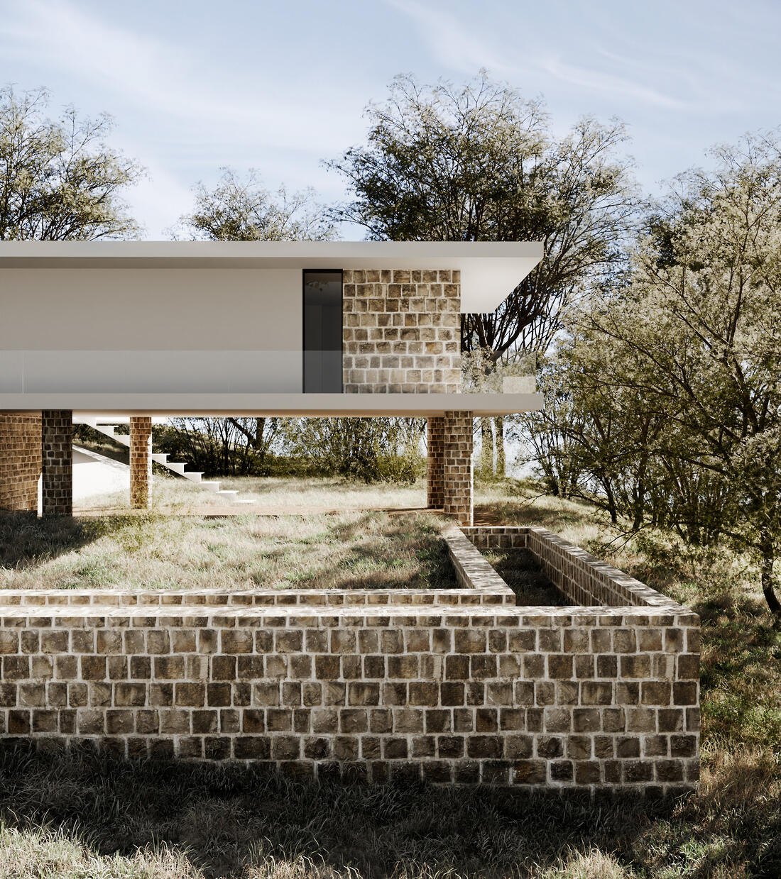 Architectural 3D visualization by Madalin Ciuculescu on CGAward