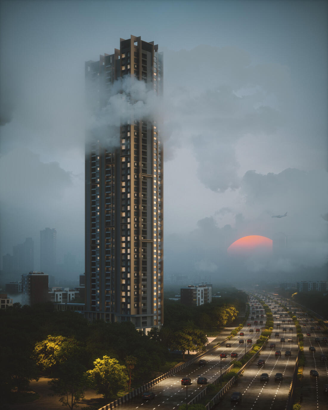 Architectural 3D visualization by Sky Visuals on CGAward